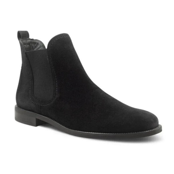 New! Paul Green Jax Chelsea Boot Black Suede - Picture 1 of 9